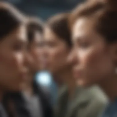 Artistic Depiction of Diverse Perspectives Converging Artistic depiction of diverse perspectives converging