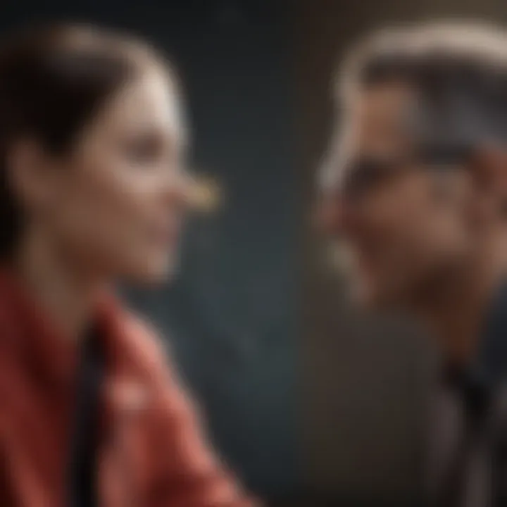 A mentor guiding a learner