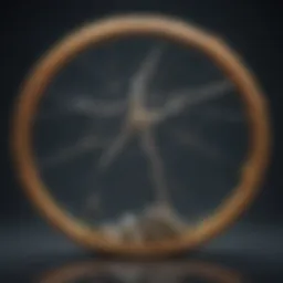 Illustration depicting intricate financial web symbolizing employee benefits costs