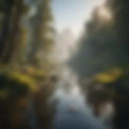 A serene landscape reflecting inner peace