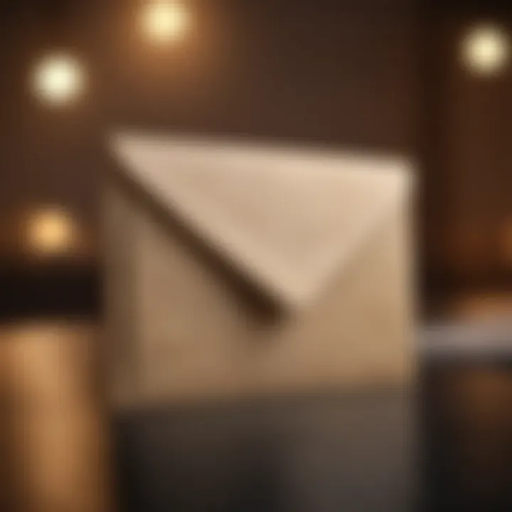 Envelope icon symbolizing follow-up email