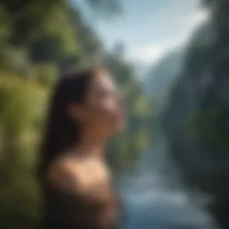 A serene landscape reflecting tranquility and positivity.