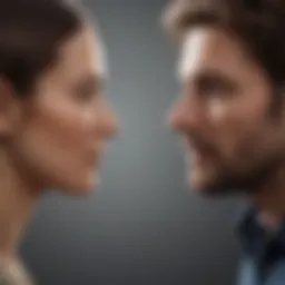 A thoughtful individual engaging in a conversation with a partner, showcasing active listening skills.