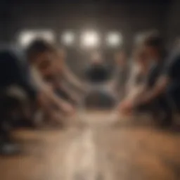 A dynamic team-building activity promoting collaboration and trust
