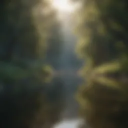 A serene landscape symbolizing mental clarity and peace.