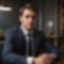 A thoughtful candidate preparing questions for an interview