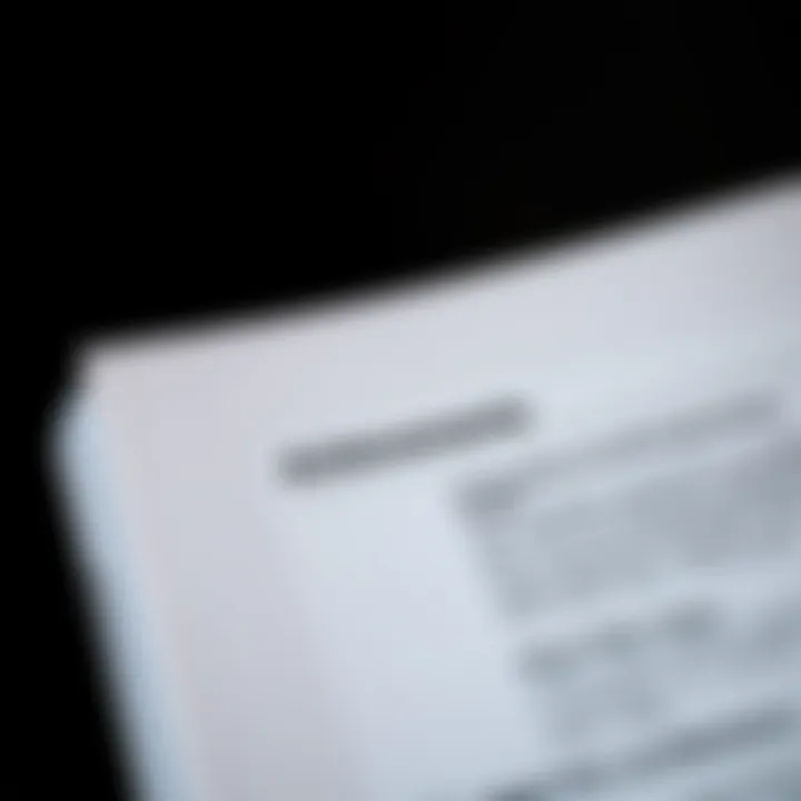 A close-up of impactful bullet points showcasing achievements.