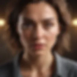 Woman practicing mindfulness to regulate anger