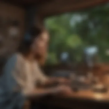 Creating an Ideal Listening Environment A serene environment promoting focused listening