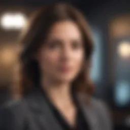 Professional looking confident in interview