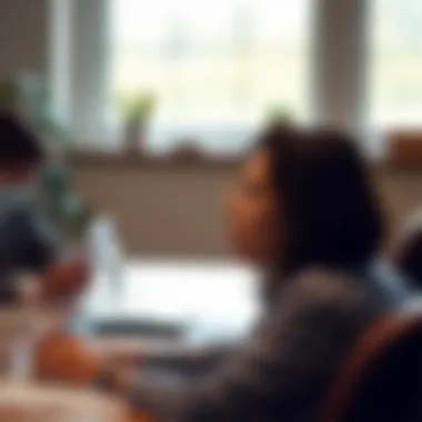 Visual guide to effective communication in interviews