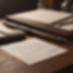 Crafting a Letter on Elegant Stationery