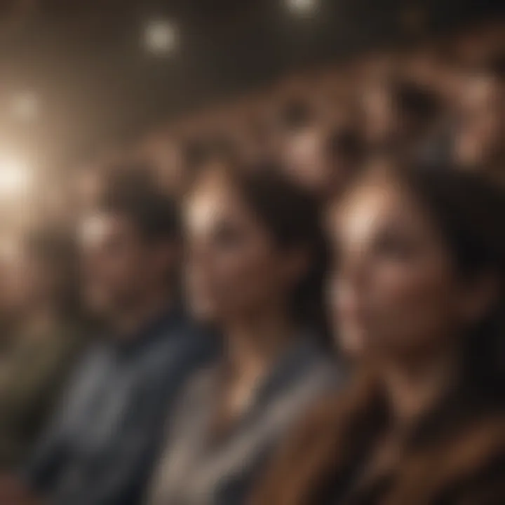 Audience captivated by a speaker