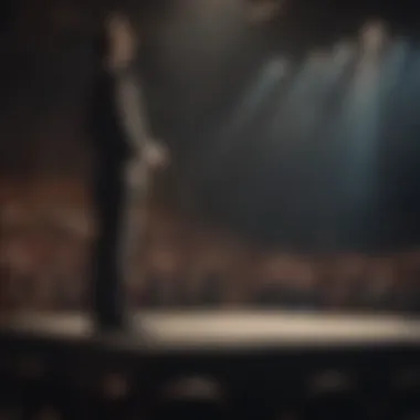 Elevate Your Stage Presence Confident speaker standing on stage