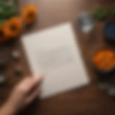 Art of Gratitude in Follow-Up Communication A handwritten thank you note on elegant stationery.