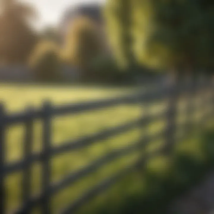 A well-defined boundary represented by a fence