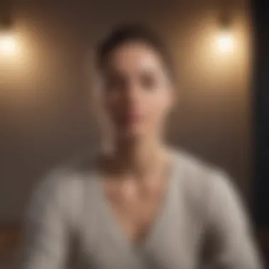 A person meditating, embodying mindfulness and relaxation techniques