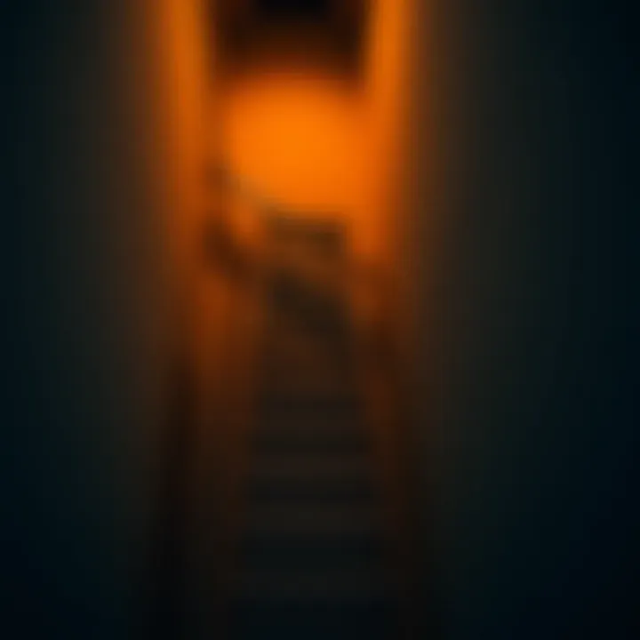 Climbing Towards Career Advancement A ladder leaning against a wall representing upward mobility in career