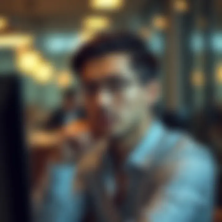 A representation of a professional reflecting on a recent workplace conflict