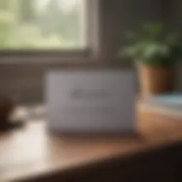 A thoughtful farewell card on a desk