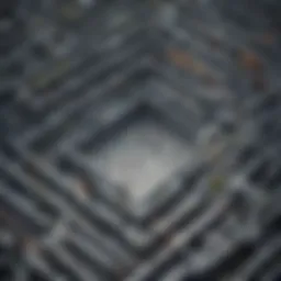 A person navigating a complex maze symbolizing interpersonal challenges.