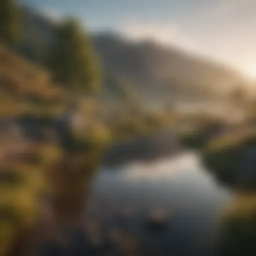 A serene landscape reflecting tranquility and hope