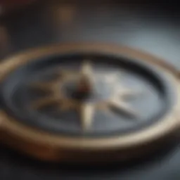 A compass symbolizing direction in career transitions