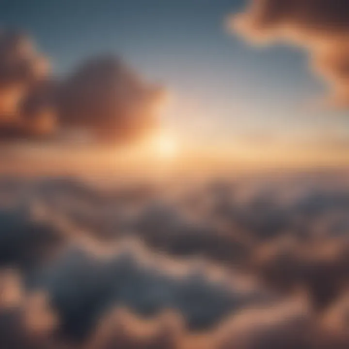 Sunrise Over Clouds