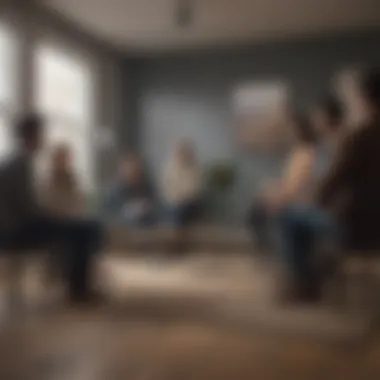 Community Mental Health Support Support group meeting for mental health