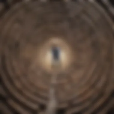 Exploring the Labyrinth of Emotions A labyrinth symbolizing the feeling of being trapped