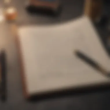 The Power of Journaling A journal opened with a pen, representing self-reflection