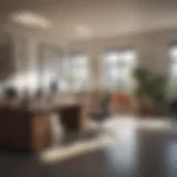 A serene office environment representing work-life balance