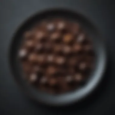 Divine Dark Delight Dark Chocolate Pieces on a Plate