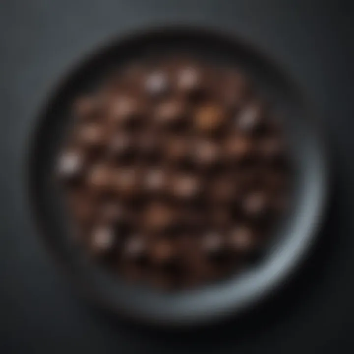 Divine Dark Delight Dark Chocolate Pieces on a Plate
