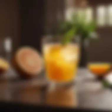 Citrus Infused Morning Elixir Refreshing morning drink with citrus twist