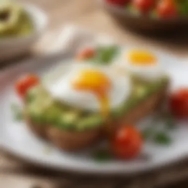 Wholesome Avocado Toast with Poached Egg and Cherry Tomatoes