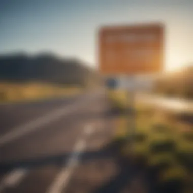 Road sign pointing towards potential outcomes of stress-related disability claims