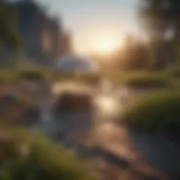 A serene landscape symbolizing new beginnings