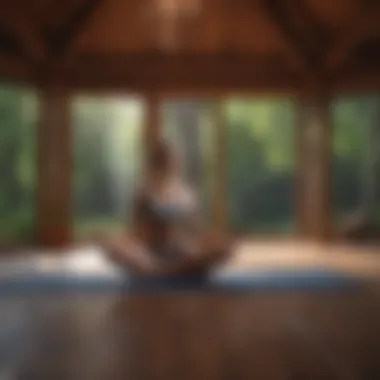 Balance and Calmness through Yoga Yoga pose for relaxation and stress relief
