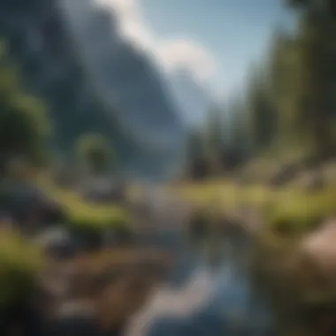 Tranquil Mountain Escape Serene Mountain Retreat Setting