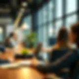 Illustration depicting clear objectives in the workplace