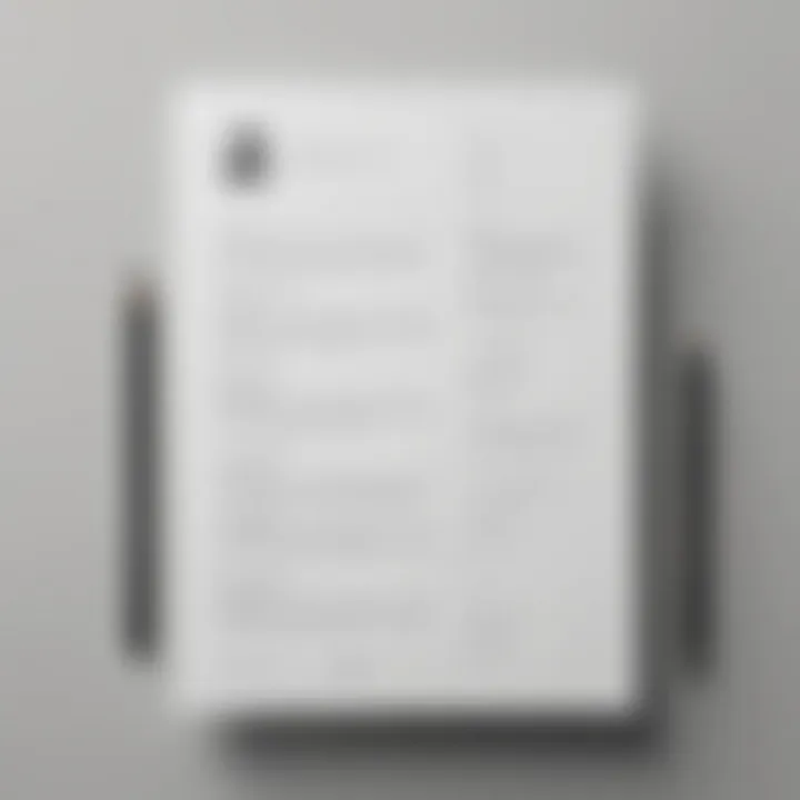 Minimalist resume design