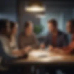Diverse team brainstorming innovative solutions