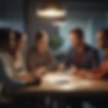 Diverse team brainstorming innovative solutions