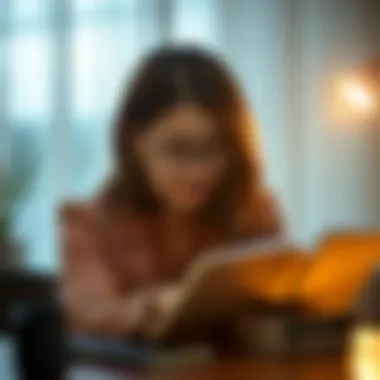 A person journaling their thoughts and aspirations