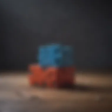 Piece by Piece: Personal Development Puzzle Visual metaphor of a puzzle coming together for personal development