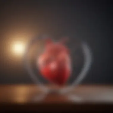 The Balance of Heart and Mind in Achieving Success Symbolizing emotional intelligence through a heart and brain