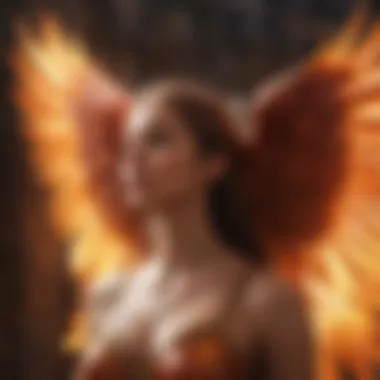 Embracing Change: The Phoenix of Resilience Illustration of resilience represented by a phoenix rising