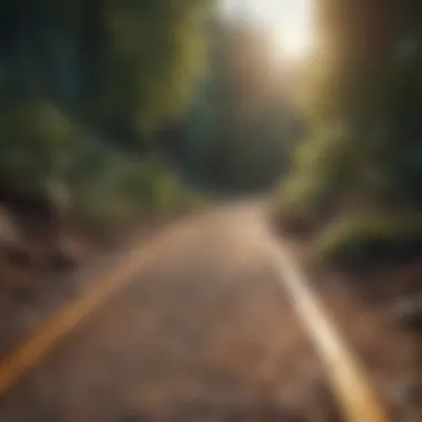 Navigating Your Unique Path to Success Concept of success with a roadmap