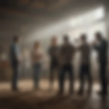 A group engaging in a team-building activity that fosters motivation